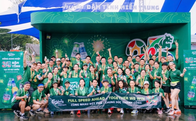 3-1753340232-1535-1753340885 Carlsberg Việt Nam đồng hành cùng giải chạy VnExpress Marathon Huế 2025. Ảnh: Carlsberg Việt Nam