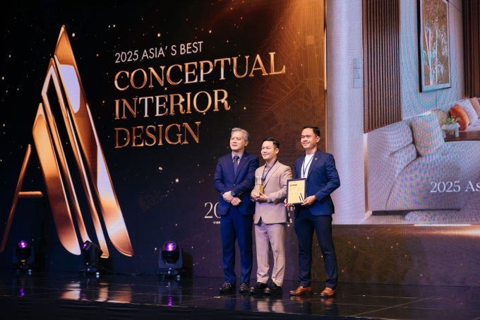 3-1753690251-7360-1753690674 Nhóm thiết kế Prestige nhận giải 2025 Asia’s Best Conceptual Interior Design tại Shilla Seoul. Nguồn: BTC AADA