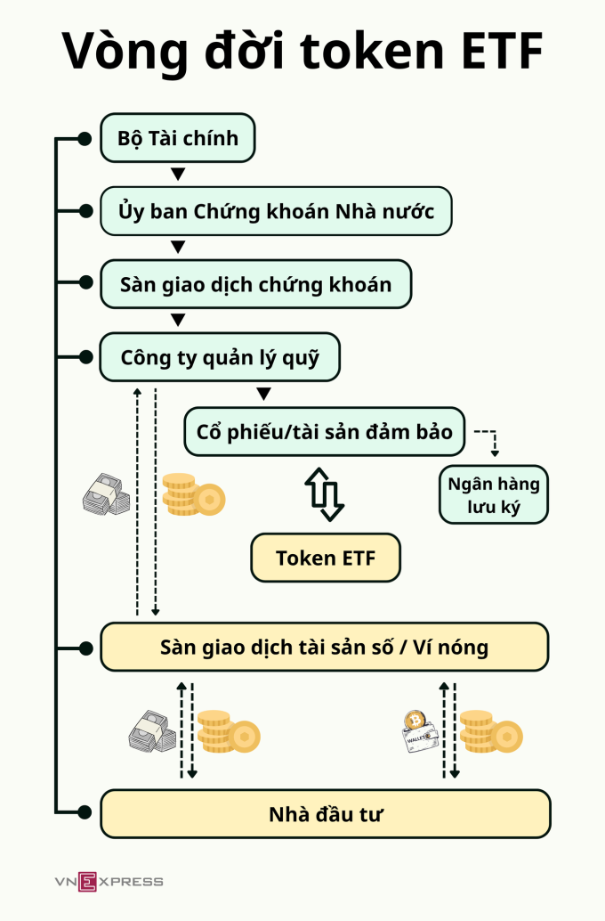 518229895-726234373495149-7269-8806-3382-1752808721 Sơ lược vòng đời của ETF được token hóa. Đồ họa: Tất Đạt