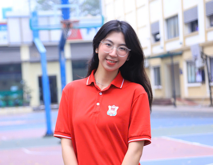 518a89ed15ab9cf5c5ba-175308507-4216-3649-1753107465 Quỳnh Anh khi ở trường Đại học Y Hà Nội. Ảnh: Nhân vật cung cấp