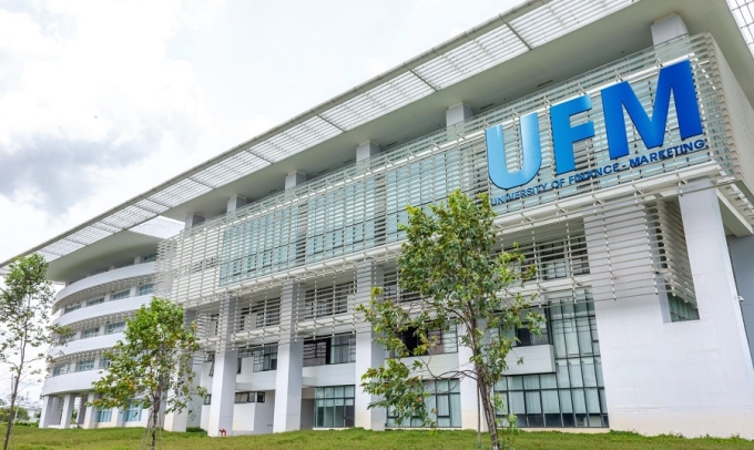 64196h-dep-cua-ufmhdd-17526572-3333-2219-1752657503 Khuôn viên trường Đại học Tài chính - Marketing. Ảnh: UFM