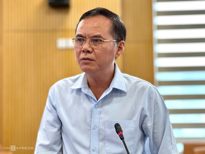 769a056612dda583fccc-175151307-4323-6307-1751513515 Ông Phạm Kim Đăng trả lời tại họp báo sáng 3/7. Ảnh: Gia Chính