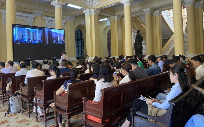 7ae1f5d6f361443f1d70-175143890-3121-5177-1751440578 Các bị hại được triệu tập tham dự phiên tòa. Ảnh: Hải Duyên