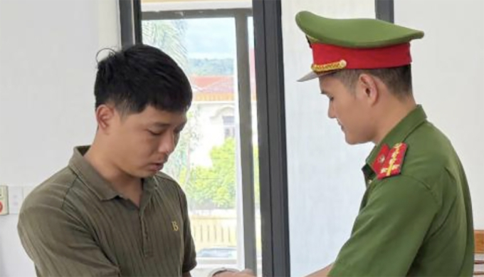 a-1753339263-2252-1753339357 Trịnh Hữu Thắng tạo cơ quan công an. Ảnh: Công an Hà Tĩnh