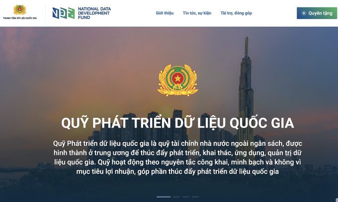 a-nh-chu-p-ma-n-hi-nh-2025-07-6601-7869-1751360956 Giao diện Quỹ phát triển dữ liệu quốc gia. Ảnh: Chụp màn hình