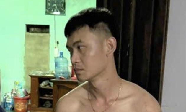 a-nh-ma-n-hi-nh-2025-07-18-lu-2309-6202-1752812164 Ngô Võ Hào thời điểm bị cảnh sát bắt giữ. Ảnh: Công an xã Diên Khánh