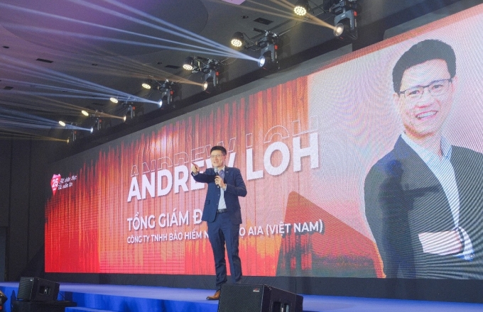aia-1752812402-8190-1752812750 Ông Andrew Loh, Tổng Giám đốc AIA Việt Nam tại lễ ra mắt bộ đôi sản phẩm bảo hiểm mới. Ảnh: AIA