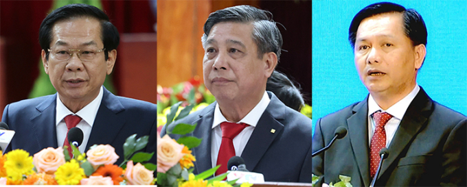 anh-binh-thanh-lau-1751376034-3723-1751376368 Lần lượt từ trái sang, ông Đỗ Thanh Bình - Bí thư Thành ủy, ông Đồng Văn Thanh - Chủ tịch HĐND, ông Trần Văn Lâu - Chủ tịch UBND TP Cần Thơ. Ảnh: An Bình