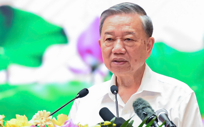 b3ee81ded10a5854011b-175394676-2879-5274-1753947539 Tổng Bí thư Tô Lâm phát biểu sáng 31/7. Ảnh: Giang Huy