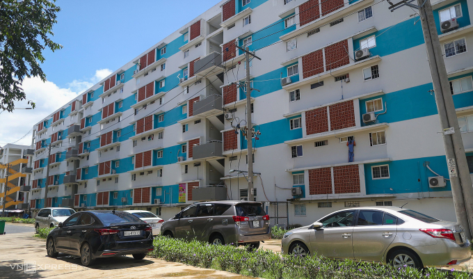 b8f0e8fcd77f04215d6e-175162059-1266-4065-1751621069 Một khu nhà xã hội ở phường Thủ Dầu Một, TP HCM. Ảnh: Quỳnh Trần