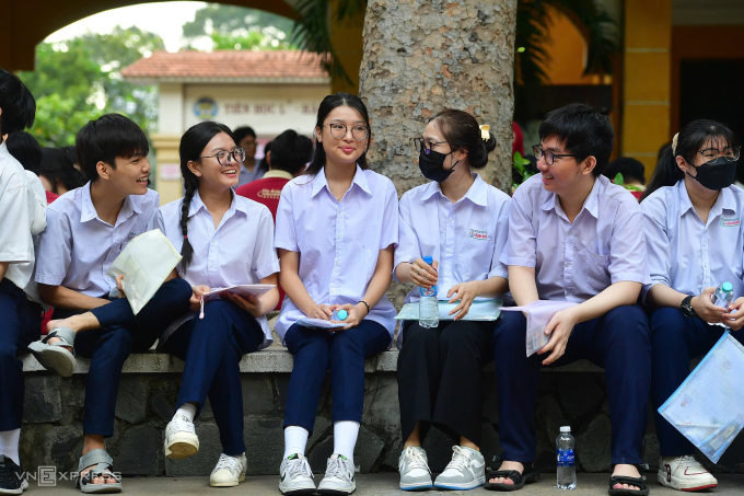 c497b66b-20c7-4448-9e25-750ac3-1150-9392-1752646885 Thí sinh thi tốt nghiệp THPT 2025 ở TP HCM. Ảnh: Thanh Tùng