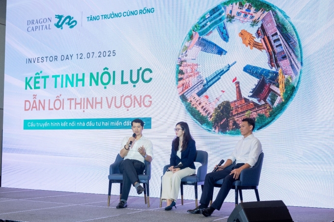 dcds-1-1752663048-6379-1752663261 Các chuyên gia Dragon Capital chia sẻ về quỹ DCDS tại sự kiện Investor Day ngày 12/7. Ảnh: Dragon Capital