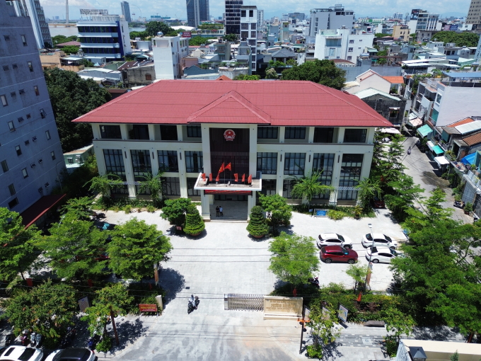 dji-0391-jpg-1270-1751269777 Trụ sở UBND phường Hải Châu mới được bố trí tại số 15 Lê Hồng Phong, TP Đà Nẵng. Ảnh: Nguyễn Đông