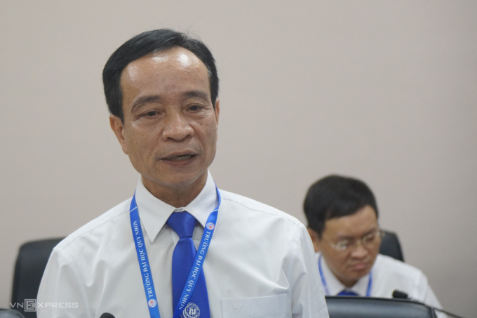 dsc01004-1752546643-6581-1752550928 Tiến sỹ Đinh Anh Tuấn Phó hiệu trưởng nhà trường. Ảnh: Trần Hóa