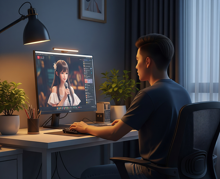 edit-idol-ao-17525499635721356638989 YouTuber ảo, idol ảo đang kiếm tiền thật: Khi AI trở thành người nổi tiếng - Ảnh 1.