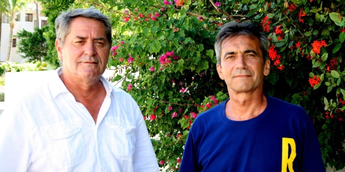europe1-1751540102-6647-1751540473 Pascal Fauret (trái) và Bruno Odos. Ảnh: Europe1