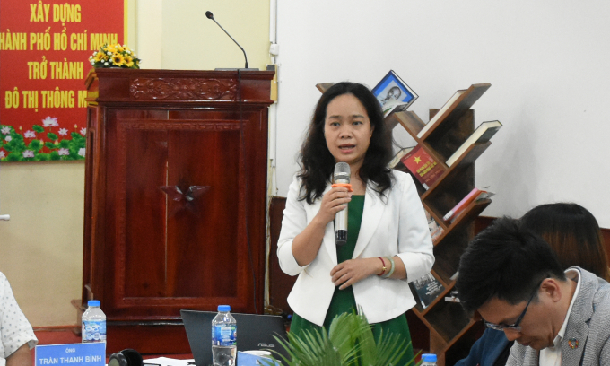 hoi-thao-2-1753785194-17537852-5020-9837-1753786058 Bà Trang Nguyễn, Giám đốc Chương trình và Hợp tác Quốc tế Climateworks Centre tại hội thảo ngày 29/7. Ảnh ban tổ chức
