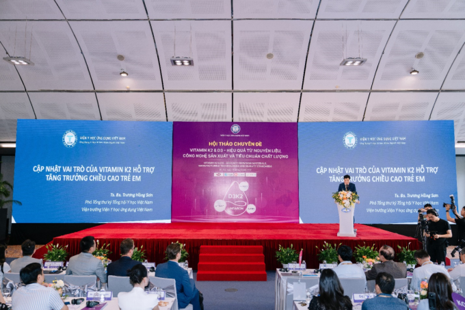 image-752611757-extractword-0-9599-2971-1751438715 TS.BS Trương Hồng Sơn cập nhật vai trò của vitamin K2 hỗ trợ tăng trưởng chiều cao trẻ em. Ảnh: Viện Y học Ứng dụng Việt Nam