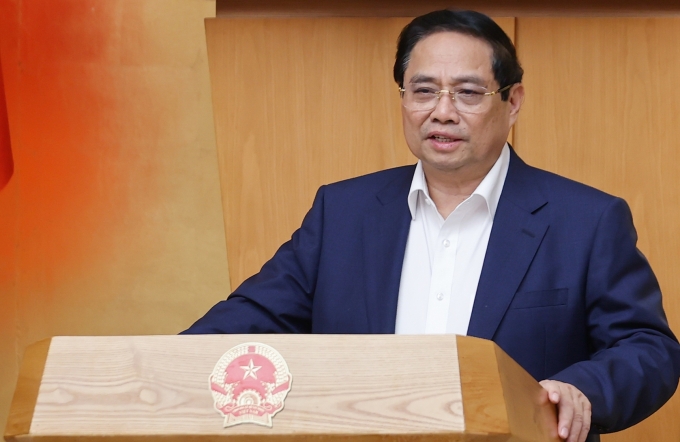 img3733-1753250611023316248206-2471-7473-1753260447 Thủ tướng Phạm Minh Chính phát biểu sáng 23/7. Ảnh: Nhật Bắc