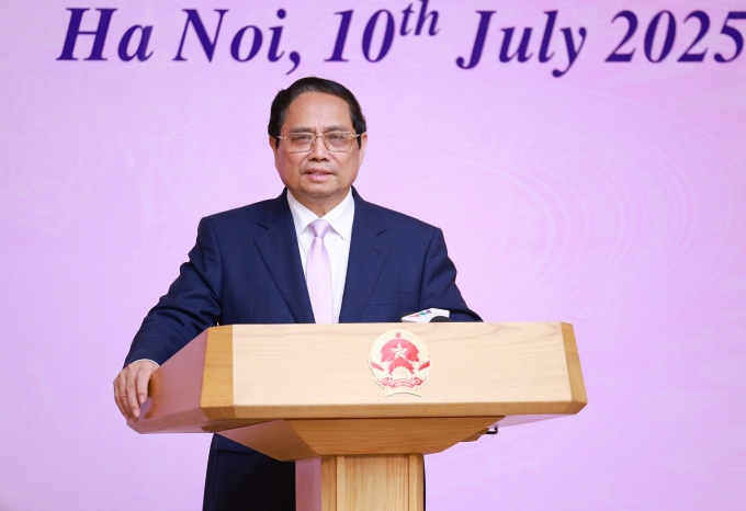 img4268-1752154849425155174627-1161-4737-1752170947 Thủ tướng Phạm Minh Chính phát biểu chiều tối 10/7. Ảnh: Nhật Bắc