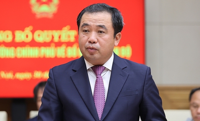 img6798-175128636393933320753-4801-2624-1752830998 Ông Trần Đức Thắng tại buổi công bố quyết định bổ nhiệm giữ chức Phó tổng Thường trực Thanh tra Chính phủ, ngày 30/6. Ảnh: