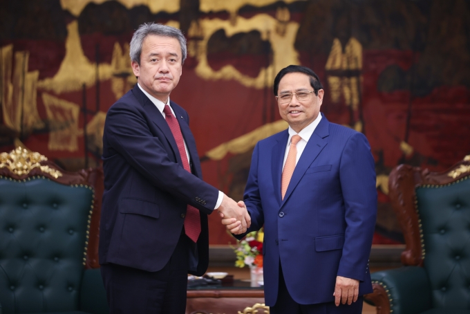 img7275-1752493207313177606961-8470-2253-1752501886 Thủ tướng Phạm Minh Chính tiếp ông Masayuki Omoto, Tổng giám đốc Tập đoàn Marubeni (Nhật Bản), ngày 14/7. Ảnh: VGP