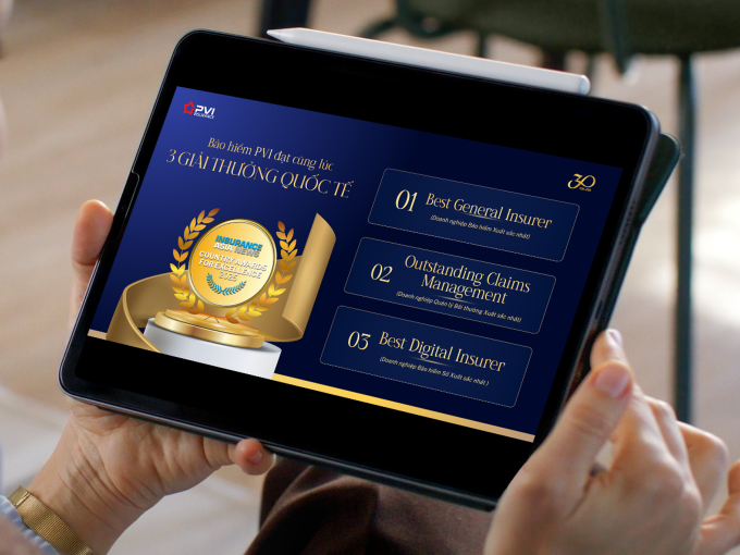 insurance-asia-awards-2025-175-4114-9795-1752467300 Bảo hiểm PVI là đơn vị duy nhất tại Việt Nam được vinh danh tại ba hạng mục. Ảnh: PVI