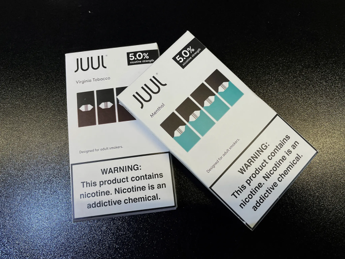juul-e-cigarettes-seen-counter-2485-5598-1752853175 Thuốc lá điện tử của Juul. Ảnh: Reuters