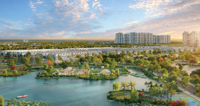 khu-do-thi-me-linh-2-175350160-6073-3082-1753501879 Khu đô thị cao cấp Mê Linh có tổng mức đầu tư 15.000 tỷ đồng. Ảnh: Sun Group