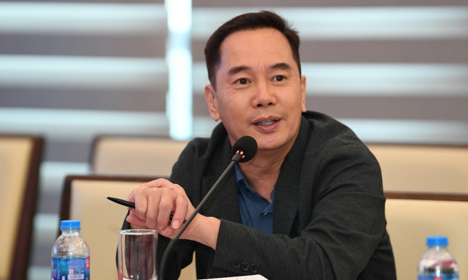 nguyen-trung-vu-1-1700-1751542-1483-4455-1751543312 Ông Nguyễn Trung Vũ, Chủ tịch HĐQT Cen Group, phát biểu tại tọa đàm về đầu tư bất động sản, chiều 3/7. Ảnh: TheLeader