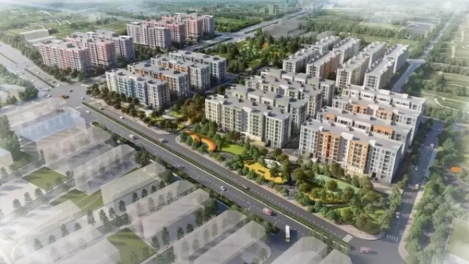 pho-i-ca-nh-happy-homes-175380-8695-3037-1753803026 Phối cảnh dự án nhà xã hội của Vinhomes tại khu kinh tế Đình Vũ - Cát Hải, TP Hải Phòng. Ảnh: Chủ đầu tư
