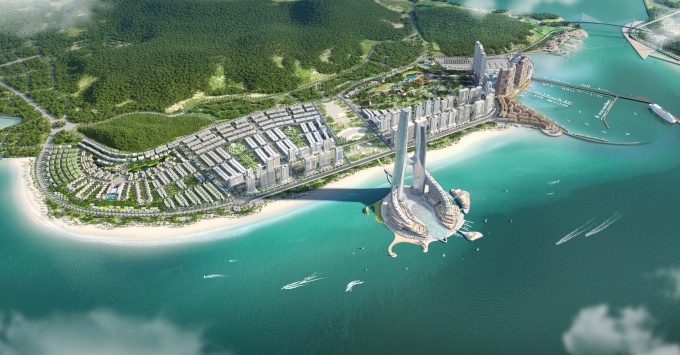 phoi-canh-toan-canh-sun-elite-2865-8279-1753781615 Phối cảnh quần thể đô thị Sun Elite City phát triển đa dạng loại hình dịch vụ du lịch, bất động sản. Ảnh: Sun Property