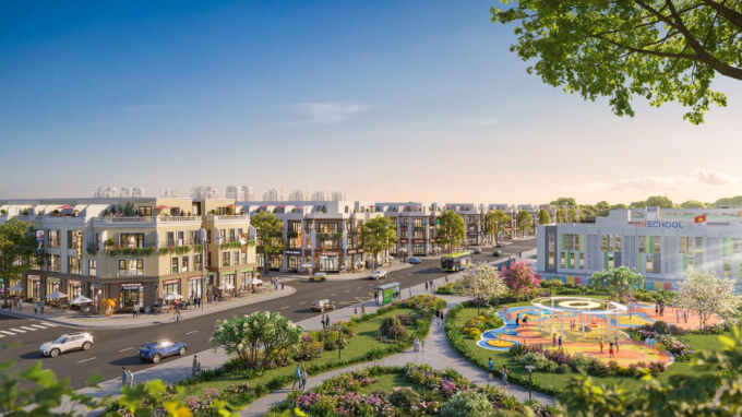 picture2-1752288048-1657-1752288322 Phối cảnh phân khu thấp tầng dự án Vinhomes Green City. Ảnh: Vinhomes