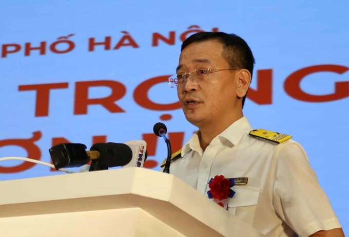 thue-hn-1752145765-4699-1752145996 Ông Phan Thanh Hòa, Phó trưởng Thuế TP Hà Nội phát biểu tại hội nghị, ngày 10/7. Ảnh: Cục Thuế