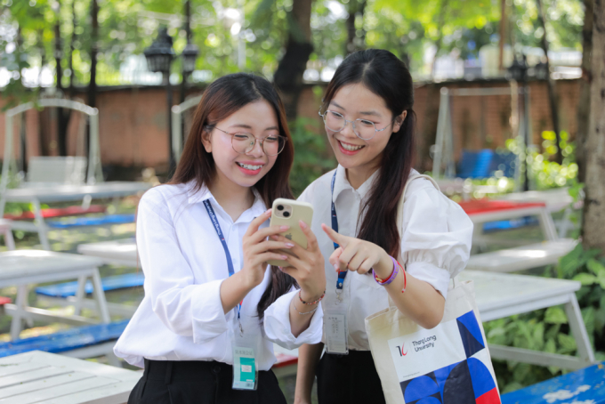 tl-1753179806-8247-1753193374 Sinh viên trường Đại học Thăng Long. Ảnh: TLU