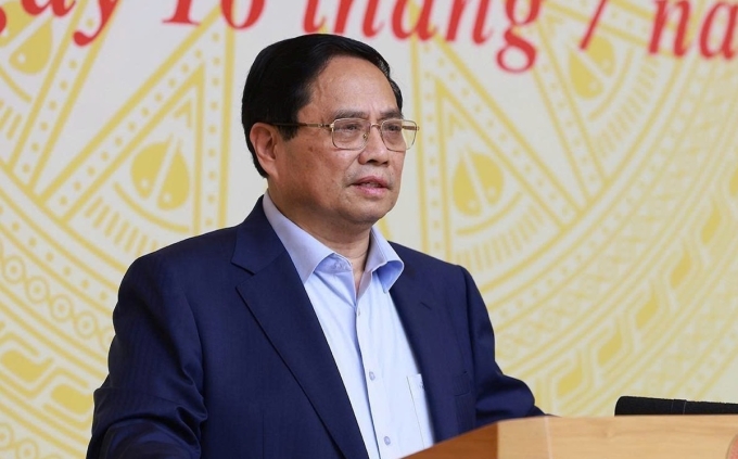 ttg-16-7-1752640876-5339-1752641787 Thủ tướng Phạm Minh Chính chủ trì phiên họp với các địa phương về kịch bản tăng trưởng 2025, sáng 16/7. Ảnh: TTXVN