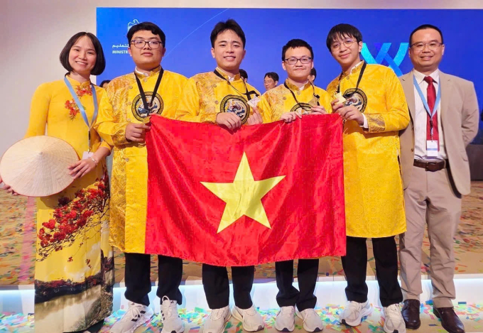 unnamed-1752453482-3812-1752453552 Đoàn Việt Nam tại IChO 2025. Ảnh: MOET