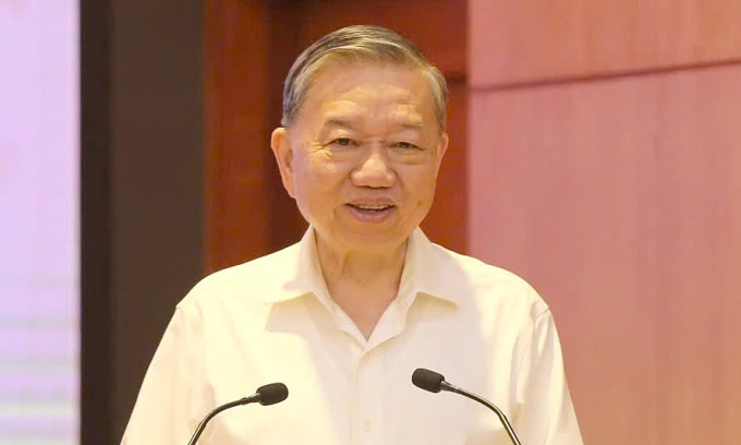 z6762742002632-a8428aa6a1a446e-4684-1857-1751457437 Tổng Bí thư Tô Lâm phát biểu sáng 2/7. Ảnh: Cổng thông tin Đảng Cộng sản