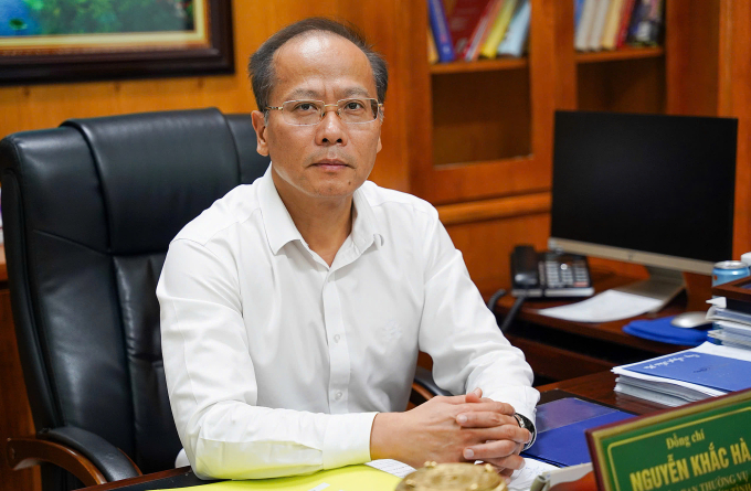 z6793146819780-759754ef8a07dbb-8021-2468-1752204773 Ông Nguyễn Khắc Hà, Trưởng ban tổ chức Tỉnh ủy Khánh Hòa. Ảnh: Bùi Toàn