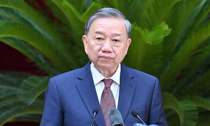 z6820705872240-9a2369521b11588-2554-4498-1752917349 Tổng Bí thư Tô Lâm phát biểu bế mạc hội nghị. Ảnh: Nhật Bắc