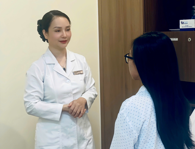 z6829952384864-5d972be32aae9d5-1223-2235-1753177605 Sau phẫu thuật tình trạng sức khỏe chị Minh ổn định. Ảnh: Bệnh viện Đa khoa Tâm Anh