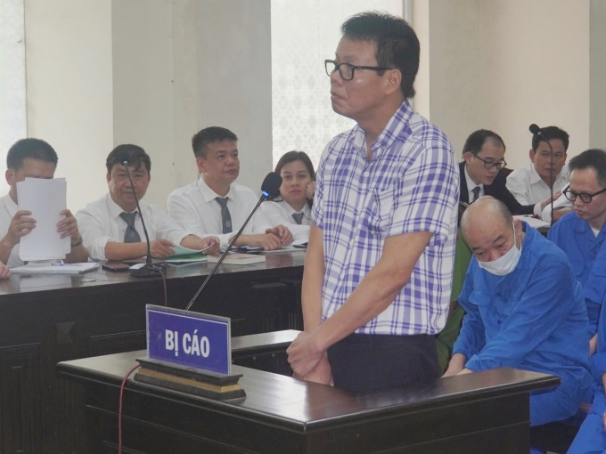 z6834208822108-2788ac0ed2875d4-1794-4479-1753422952 Ông Đồng Xuân Thụ tại phiên tòa. Ảnh: Lê Tân