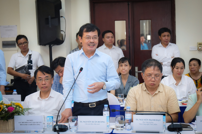 0x8a3251-1754399908-1754400139-8035-1754400146 ông Nguyễn Xuân Dương, Chủ tịch Hội Chăn nuôi Việt Nam, phát biểu tại hội thảo ngành sữa, ngày 5/8. Ảnh: Báo Công Thương