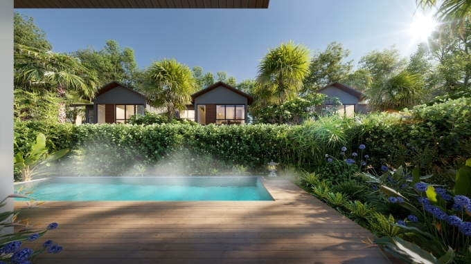 1-1754039548-3008-1754040008 Tokyu Retreat dẫn trực tiếp khoáng nóng vào từng căn biệt thự. Ảnh: MSH Group