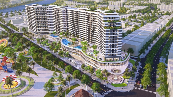 1-1754300110-3824-1754363906 Phối cảnh tòa căn hộ Diamond Sky. Ảnh: nguồn