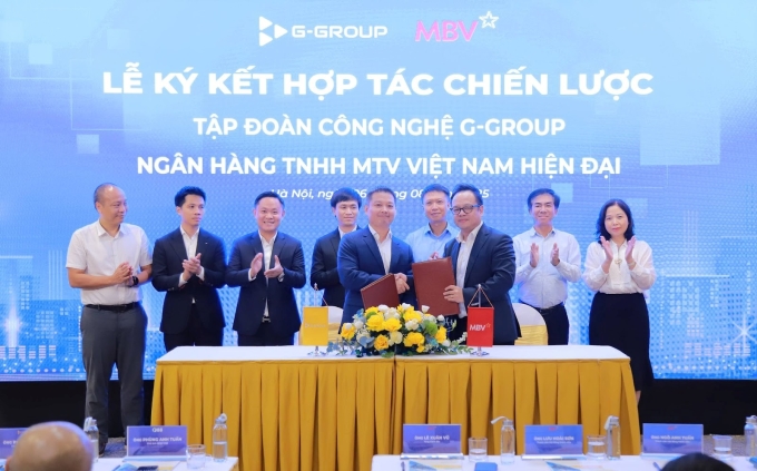 1-1754901617-3640-1754901665 Đại diện G-Group và MBV tại lễ ký hợp tác chiến lược. Ảnh: G-Group