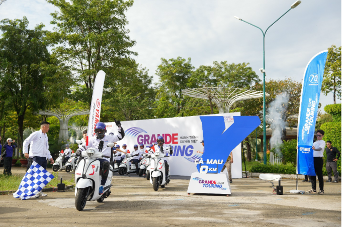 1-1755595830-7285-1755595972 Đoàn xe dừng chân ở Hà Giang. Ảnh: Yamaha