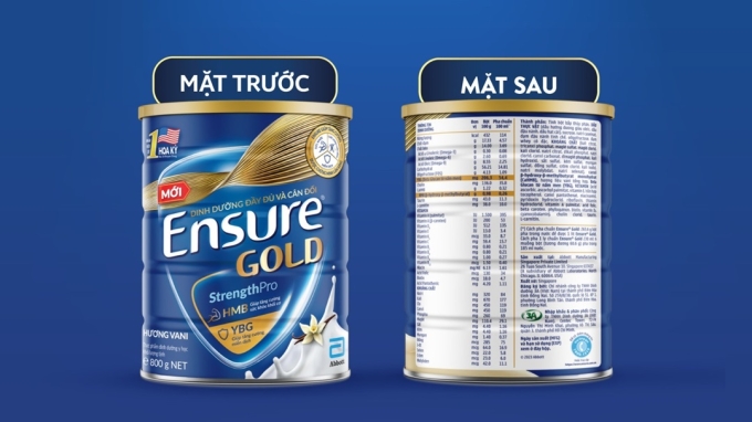 3-2-1755246922-7481-1755247274 Ensure Gold nhập khẩu chính hãng có bao bì tiếng Việt và mã QR dưới đáy lon giúp truy xuất nguồn gốc. Ảnh: Mai Khanh