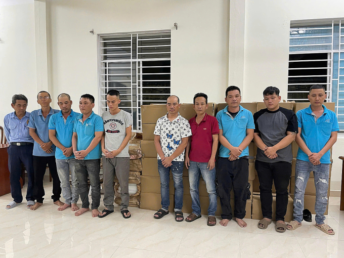 993b5445b88530db6994-175543924-2946-3240-1755439310 Nhóm nhân viên công ty liên quan vụ trộm. Ảnh: Công an cung cấp