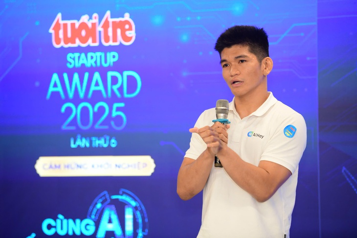 ai-hay-khoi-nghiep-qdinh-175436410572092572620 Vừa nhận đầu tư triệu đô, start-up AI Việt tặng tài khoản cho sinh viên trải nghiệm - Ảnh 1.